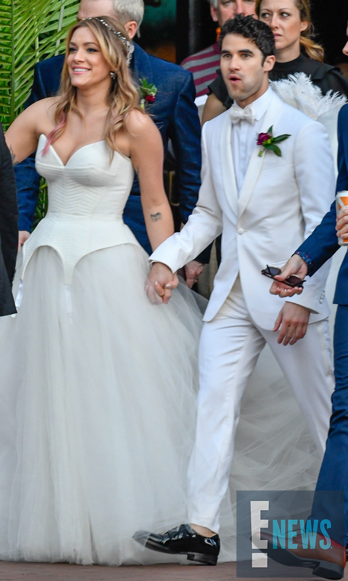 Darren Criss, Mia Swier, Wedding Exclusive Darren Criss, Mia Swier, Wedding Exclusive